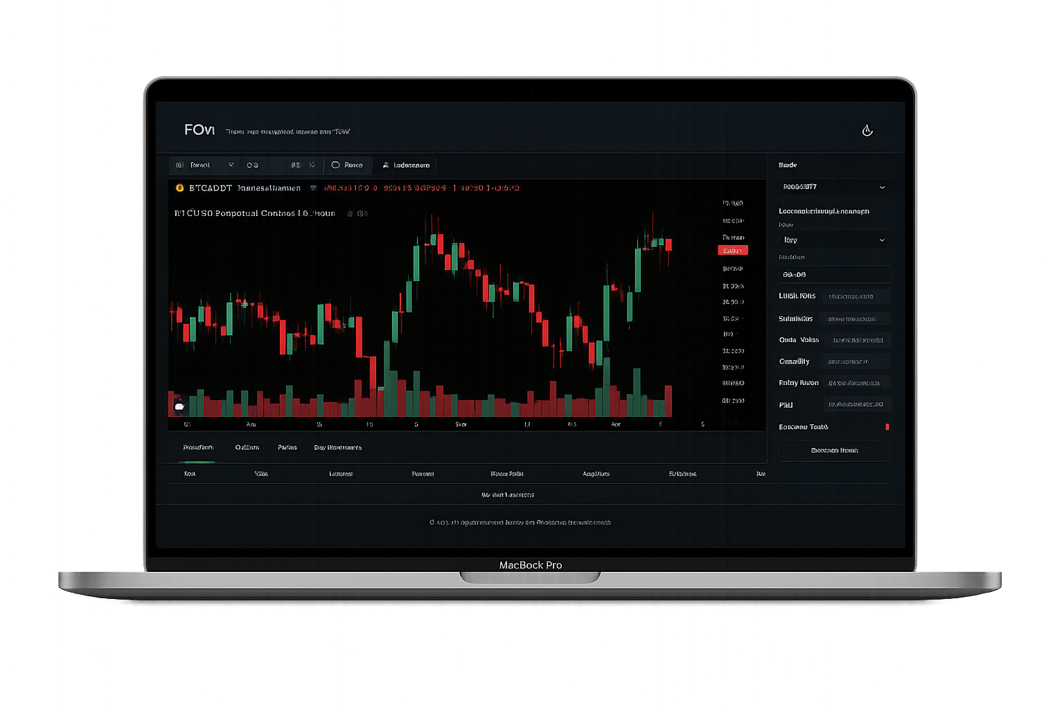 FOMI App on MacBook